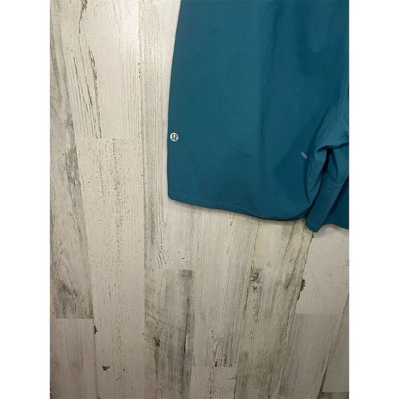 Lululemon Men's Blue green Linerless Shorts Size M Casual Summer Activewear - Picture 5 of 6